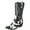 Black, variant on Women's Western Cow Print Pull On Cowgirl Knee High Boots Block Heel Booties
