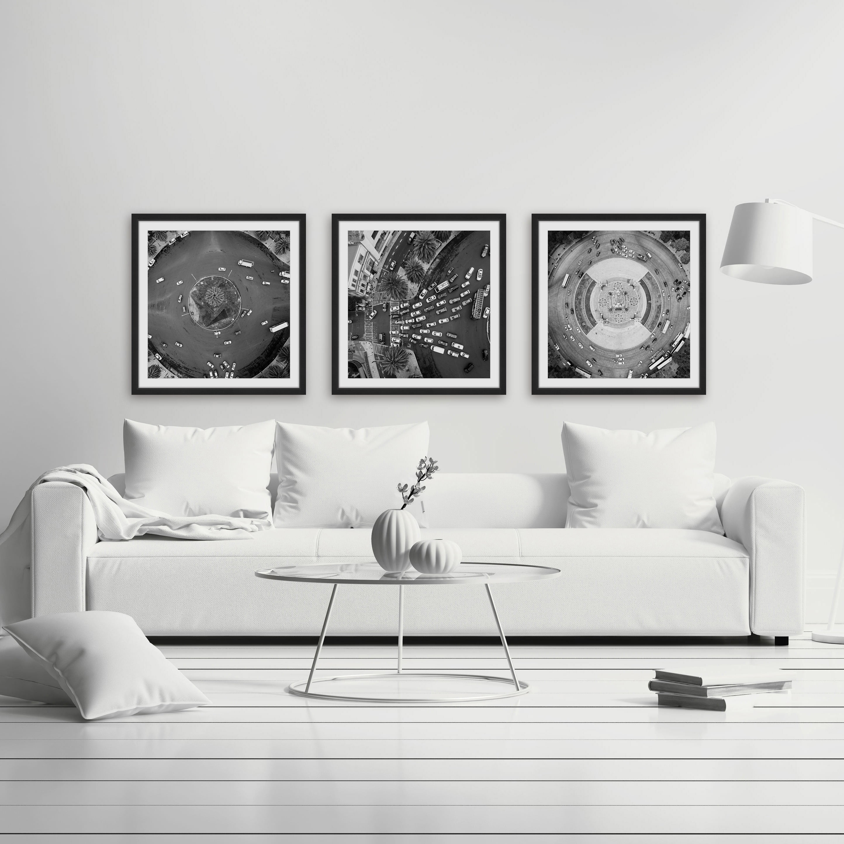 Traffic Circle Triptych