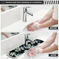 thumbnail image 5 of 2 Pack Faucet Mat Splash Guard for Kitchen Sink,Graphics Apricot Blooming Branches Flower 30"x5" Super Absorbent Microfiber Sink Protector Mat, Kitchen Sink Mat Kitchen Sink Accessories, 5 of 7