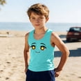 thumbnail image 2 of Camisola de Niños Pequeños para Niños de 3 a 15 Años con Impresión de Gradiente Lindo, Tela Suave sin Mangas para Uso Informal Y Ocasiones Especiales, 2 of 8