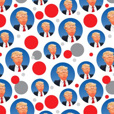 Trump Pence Merry Christmas Gift Wrapping Paper Walmart Com