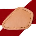 thumbnail image 3 of Buyless Fashion Trucker 2 Pack Suspenders for Men - 48" Elastic Adjustable Straps 1 1/4" - X Back - 5115-2-Red, 3 of 7