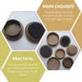 thumbnail image 3 of QUMIIRITY 4Pcs Nonwoven Protector for Leg Plastic Brown Scratch Prevention for Table Legs, 3 of 8