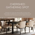 thumbnail image 6 of Open Box Maven Lane Contemporary Wooden Dining Table in Refined Black Finish, 6 of 6