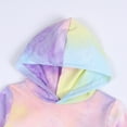 thumbnail image 6 of Ruyang Toddler Baby Boys Girls Hoodie Set Tie-Dye Casual Long Sleeve Sweatshirt Hooded Pullover Tops and Pants 2PCS Outfits, 6 of 8