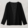 thumbnail image 2 of Women's Plus Size Cardigans Open Front Long Sleeve Sheer Lace Cover Up, 2 of 2