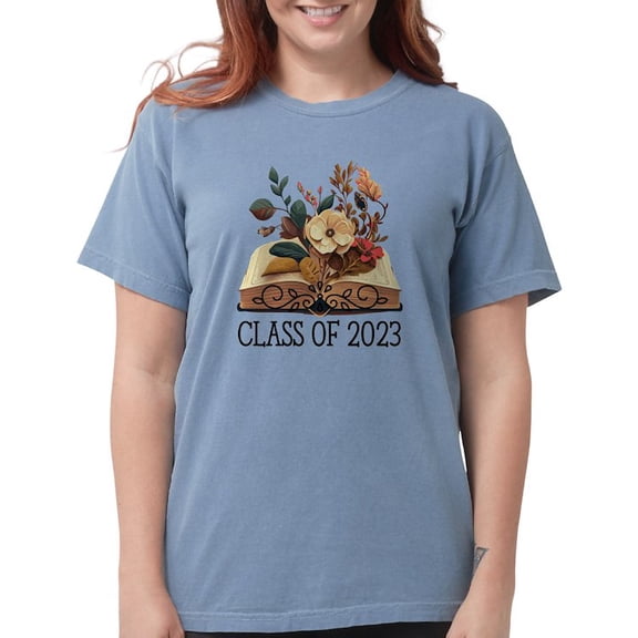 CafePress - Class Of 2023 Graduation T Shirt - Womens Comfort Colors® Shirt