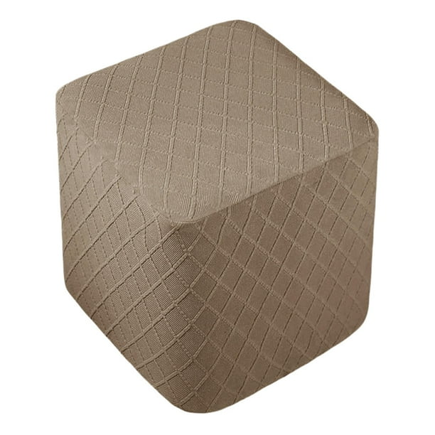 Funda Elástica Zulema Lavable para Reposapiés Taburete Marrón