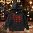 thumbnail image 2 of Byoo Toddler Boy Hoodie Sweet Valentine's Day Heart Painted Hoody Pockets Long-Sleeved Sweatshirts Kids Sport Daily Pullovers Top, 2 of 7