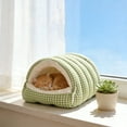 thumbnail image 7 of 2-in-1 Removable Pet Bed Villa, Winter Warm Cat Dog Nest, Dual-Purpose Pet Mat and House for Indoor Outdoor Small Animals, 7 of 7