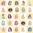 thumbnail image 4 of 50-Pack Cartoon Princess Dress Stickers - Beautiful Princess Graffiti Stickers for Kids, Kindergarten, and Children's Toys, 4 of 11