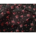 thumbnail image 4 of oneOone Silk Tabby Fabric Leaves & Flower Floral Printed Fabric 1 Yard 42 Inch Wide, 4 of 4