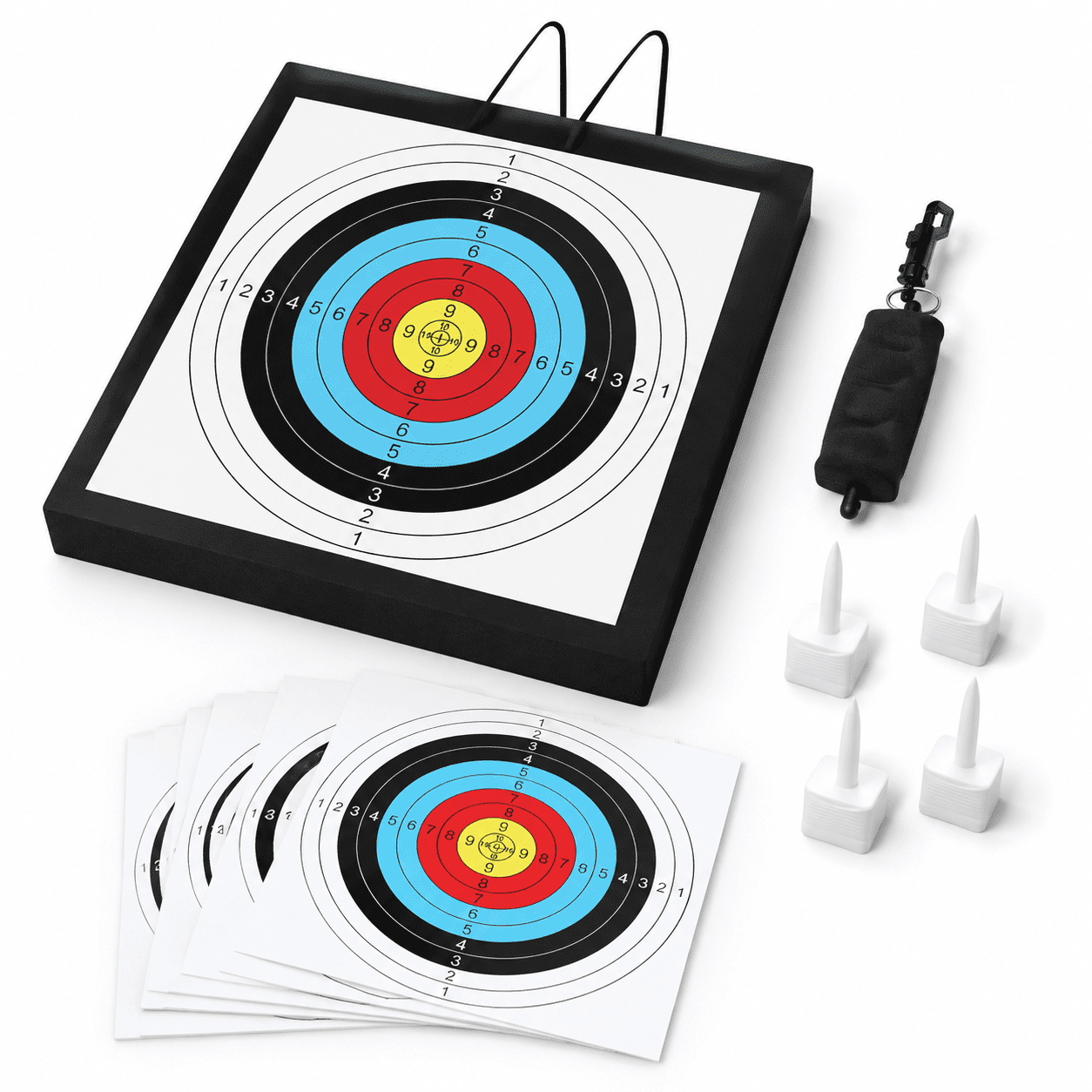 20 Inch High-Density EVA Foam Archery Target Kit with Accessories