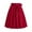 Red, variant on Luxalzxs Midi Skirts for Women 50s Retro Hepburn Style High Waist Flared A-Line Rockabilly Swing Skirt