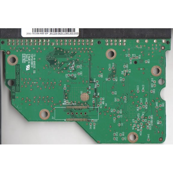 WD2500AVJB-63J5A0, 2061-701596-A00 10P, REV A, WD IDE 3.5 PCB