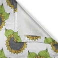 thumbnail image 4 of Ambesonne Floral Grommet Curtain Single Panel, Spring Sunflower Sketch, 50"x60", Apple Green Dark Taupe, 4 of 5