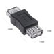thumbnail image 5 of Conector USB hembra a hembra Adaptador de conversión de cabeza hembra doble USB, 5 of 6