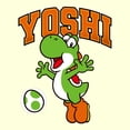 thumbnail image 2 of Mens Nintendo Collegiate Yoshi Set T Shirt, 2 of 5