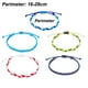 thumbnail image 2 of 5 pulseras para mujer pulseras de arco iris tejidas, pulsera de cuerda de cama ajustable para mujer, 2 of 5