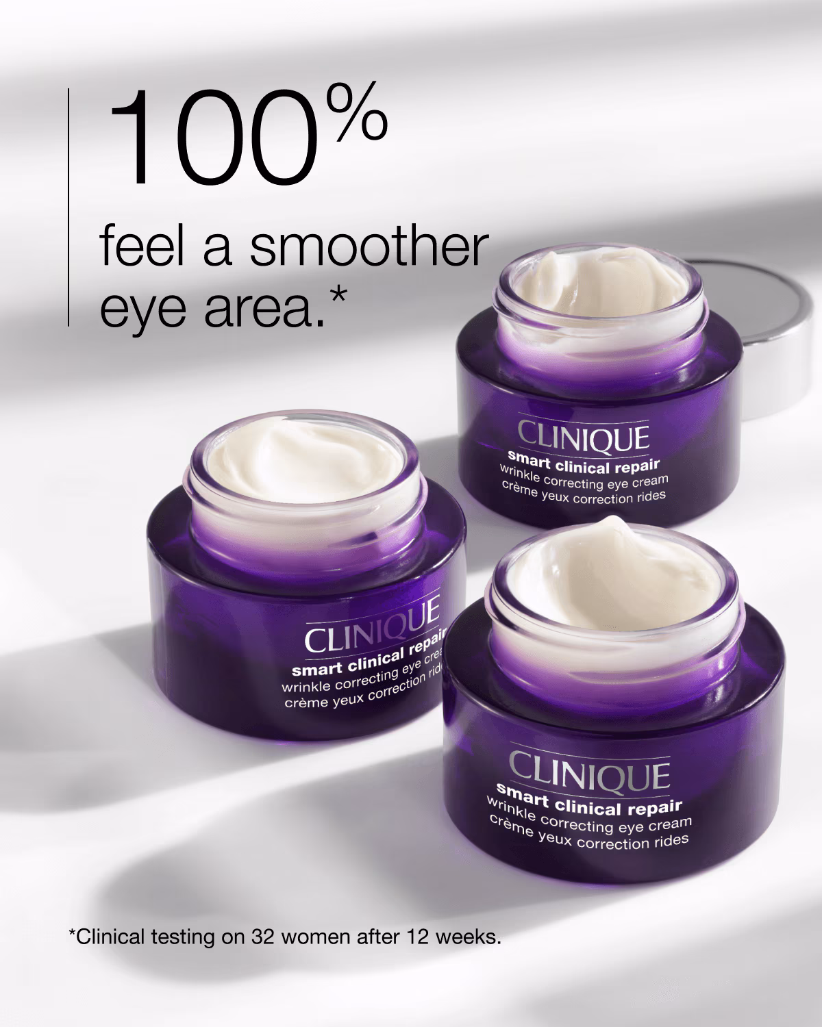 thumbnail image 5 of Clinique Smart Clinical Repair Wrinkle Correcting Eye Cream 0.5oz/15ml, 5 of 5