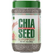 Sanar Naturals Chia Seed, 10 oz - Dietary Fibers Protein, and Omega 3,6,9 for Digestive Support