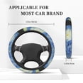 thumbnail image 2 of Kdxio The Starry Night Print Elastic Stretch Steering Wheel Cover,Auto Steering Wheel Cover,15 Inch Anti-Slip,Warm in Winter and Cool in Summer,Fit Suvs,Vans Cars,Trucks, 2 of 7