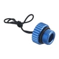 thumbnail image 3 of Scuba Diving Din Tank Valve Threaded Cover Aluminum Dust Plug Protection Cap, 3 of 9
