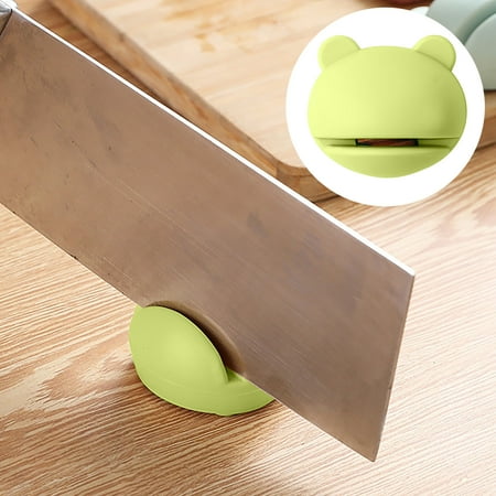 

WEPRO Mini Cute Frogs Sharpening Stone Kitchen Household Knife Sharpening Kitchen Knife Fruit Knife Kitchen Gadgets