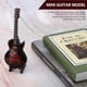 thumbnail image 4 of Réplica De Guitarra En Miniatura, Modelo Hecho A Mano De Tilo Con Soporte Y Estuche De Regalo De Madera, Para Regalo De Cumpleaños De Navidad Y Decoración Del Hogar, 4 of 7