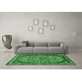 thumbnail image 3 of Ahgly Company Indoor Rectangle Oriental Emerald Green Industrial Area Rugs, 2' x 4', 3 of 4