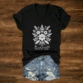 thumbnail image 2 of Tops for Women Trendy Tops Ladies Short Sleeve Womens Athletic Long Sleeve Tee Extra Long Shirts for Women Nightshirts Workout Tee Shirts Womens Work Top Working Shirt plus Size Black L, 2 of 4