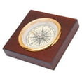 2024 Vintage Compass Aluminum Alloy Compass with Wooden Box for Camping