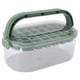 thumbnail image 5 of Molde de cubitos de hielo de 28 cavidades zhenshenaoxiaoao Molde portátil para hacer hielo verde, 5 of 10