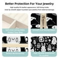 thumbnail image 3 of Black White Easter Travel Portable Square Jewelry Box Earring Necklace Bracelet Organizer Storage Display Case Holder Stand Box Display, 3 of 6