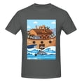 thumbnail image 4 of Bingfone Animals On Noah'S Ark Men'S Loose Fit Short-Sleeve Pocket T-Shirt, 4 of 7