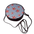 thumbnail image 4 of Lsque Starfish Navy Blue Stripe Pattern Shoulder Bag – Microfiber Leather Crossbody with Detachable Strap & Handle Ring, Waterproof & Durable, Elegant Everyday Carry, 4 of 5