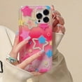 thumbnail image 2 of Funda de teléfono suave transparente con estrellas de colores para iPhone 14, 13, 11, 12, 15, 16 Pro Max, SE2, 7, 8 Plus, XR, X, XS Max, protección anticaídas, 2 of 4