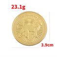 thumbnail image 2 of Moneda conmemorativa de Johns Wickes Anime, 2 unidades/lote, 23 g, 3,9 cm, 2 of 2