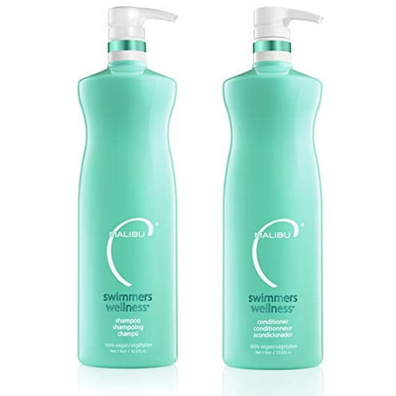 Malibu C Swmmers ellness Shapoo & Condioner Liter Duo Set