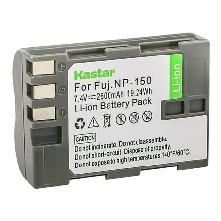 Kastar Battery 1-Pack Replacement for Fujifilm NP-150 NP150 FNP150 Battery BC-150 BC150 Charger Fujifilm FinePix IS Pro Fujifilm FinePix S5 Pro Fuji FinePix S5 Pro Fuji FinePix IS Pro Camera