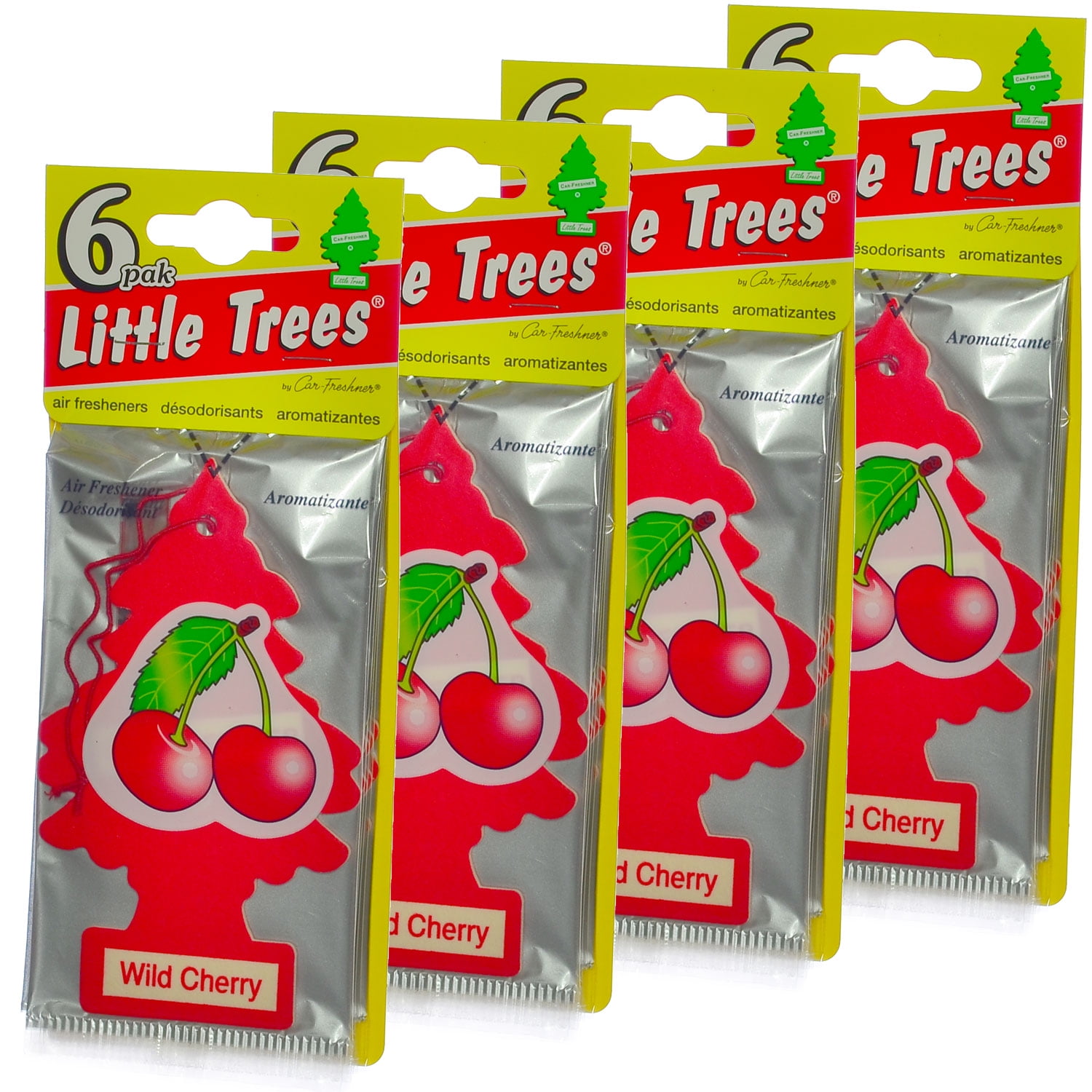 Little Trees Cardboard Hanging Car, Home & Office Air Freshener, Wild