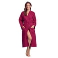 thumbnail image 3 of Luxurious Soft Absorbent Lightweight Long Kimono Waffle Spa Bathrobe for Women, 3 of 5