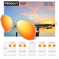 thumbnail image 6 of Joopin Polarized Aviation Sunglasses for Women, Classic Pilot Style Sun Glasses, Lightweight Shades Sunnies, 6 of 7