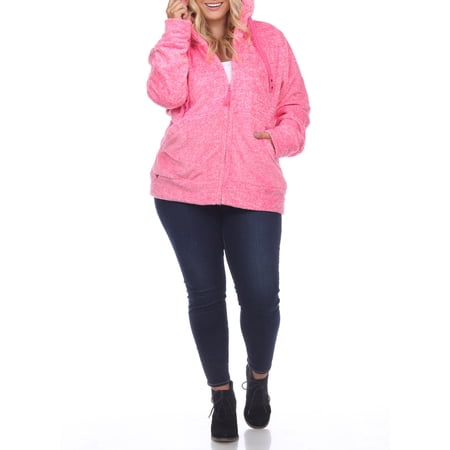 cropped teddy jacket with hood