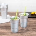 thumbnail image 3 of Saving Nature 16 oz Aluminum Color Changing Drinking Cup - 3 1/2'' x 3 1/2'' x 5'' - 48 count box, 3 of 10