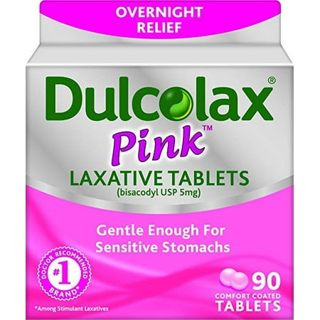 Dulcolax Laxative Tablets for Women, 90 Count Bottle Fast, Reliable, Gentle Relief from