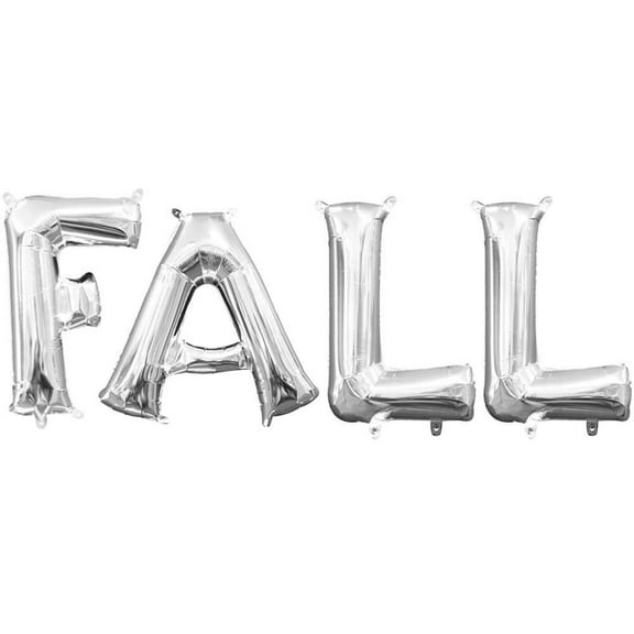 16 inch Fall - Anagram Letters Kit (Air-Fill Only) Foil Mylar Balloon - Party Supplies Decorations