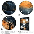 thumbnail image 3 of Designart "Monochrome Canopy Peach Forest" Landscape & Nature Wall Decor, 3 of 5