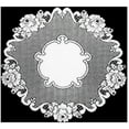 thumbnail image 2 of Heritage Lace Vintage Rose 20-Inch Round Doily, White, 2 of 2