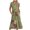 #26, variant on Pisexur Womens Summer Dresses Round Neck Flowy Pleat Dress Trendy Short-Sleeve Fashion with Pocket Beach Summer Swing Floral Print Dresses